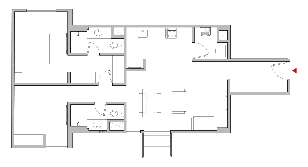Dpto. 204 - 2 Ambientes